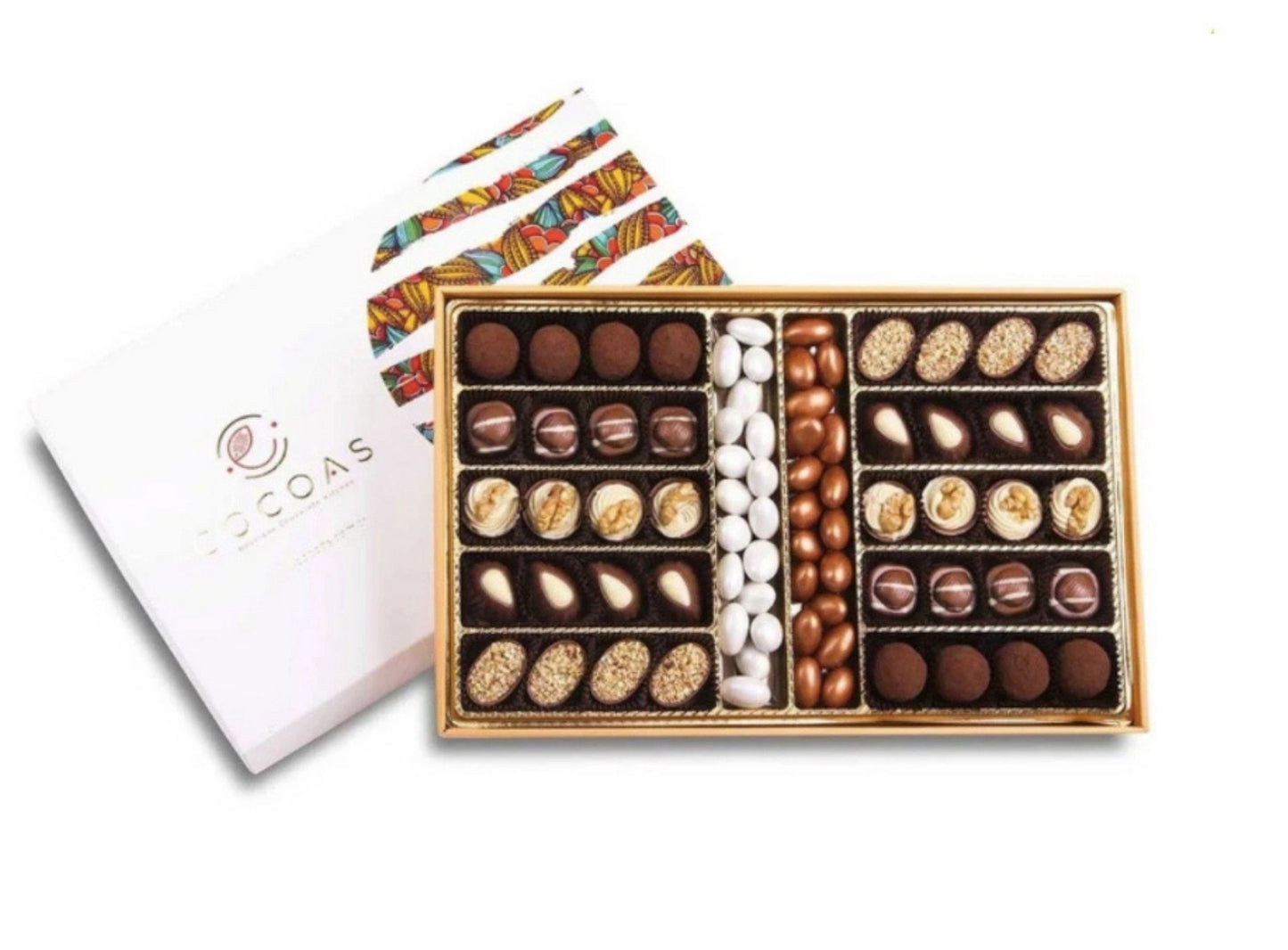Bronz Badem Spesiyal Çikolata 1000 gr kutuda Net 612 Gr