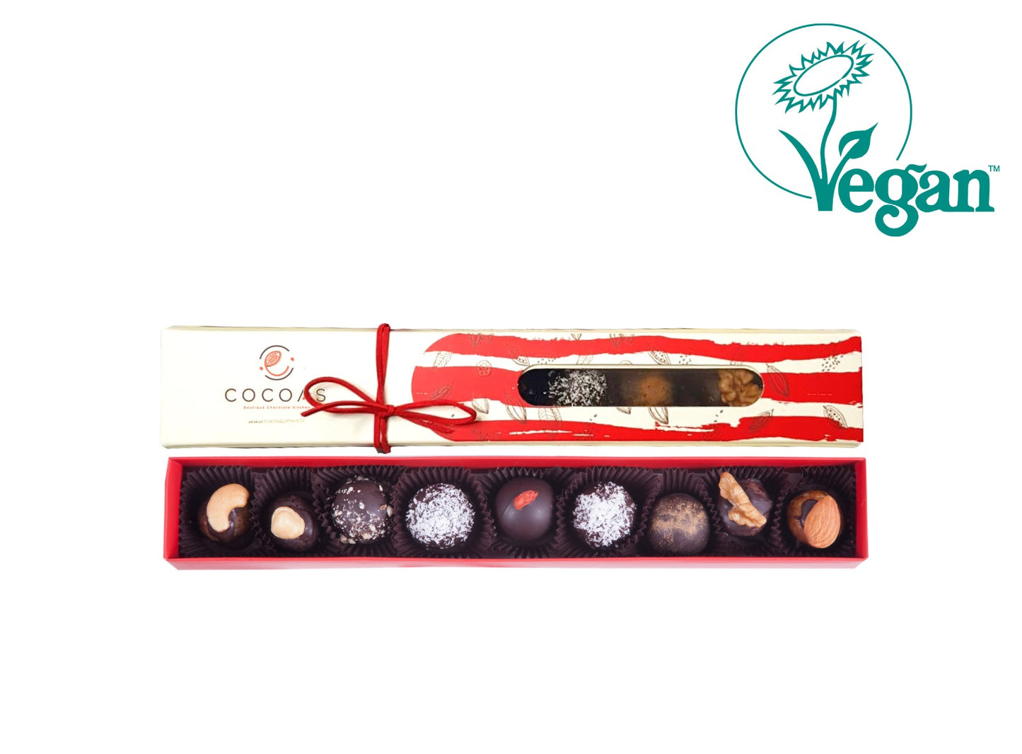 Vegan Meyve Püreli Truffle Çikolata 165 Gr (Net 111 Gr)