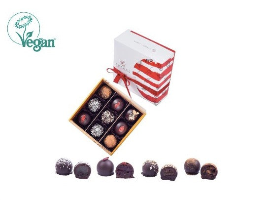 Vegan Meyve Püreli Truffle Çikolata 250 Gr (Net 111 Gr)