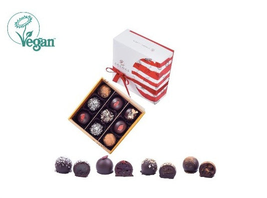 Vegan Meyve Püreli Truffle Çikolata 250 Gr (Net 111 Gr)