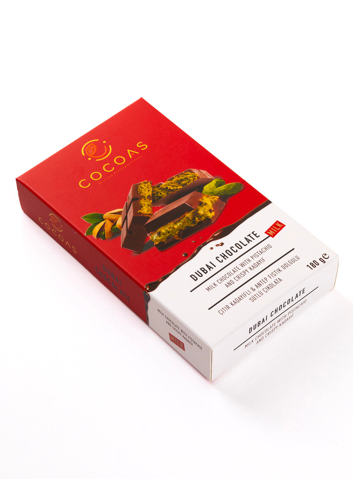 COCOAS SÜTLÜ TABLET DUBAİ ÇİKOLATASI 180 gr