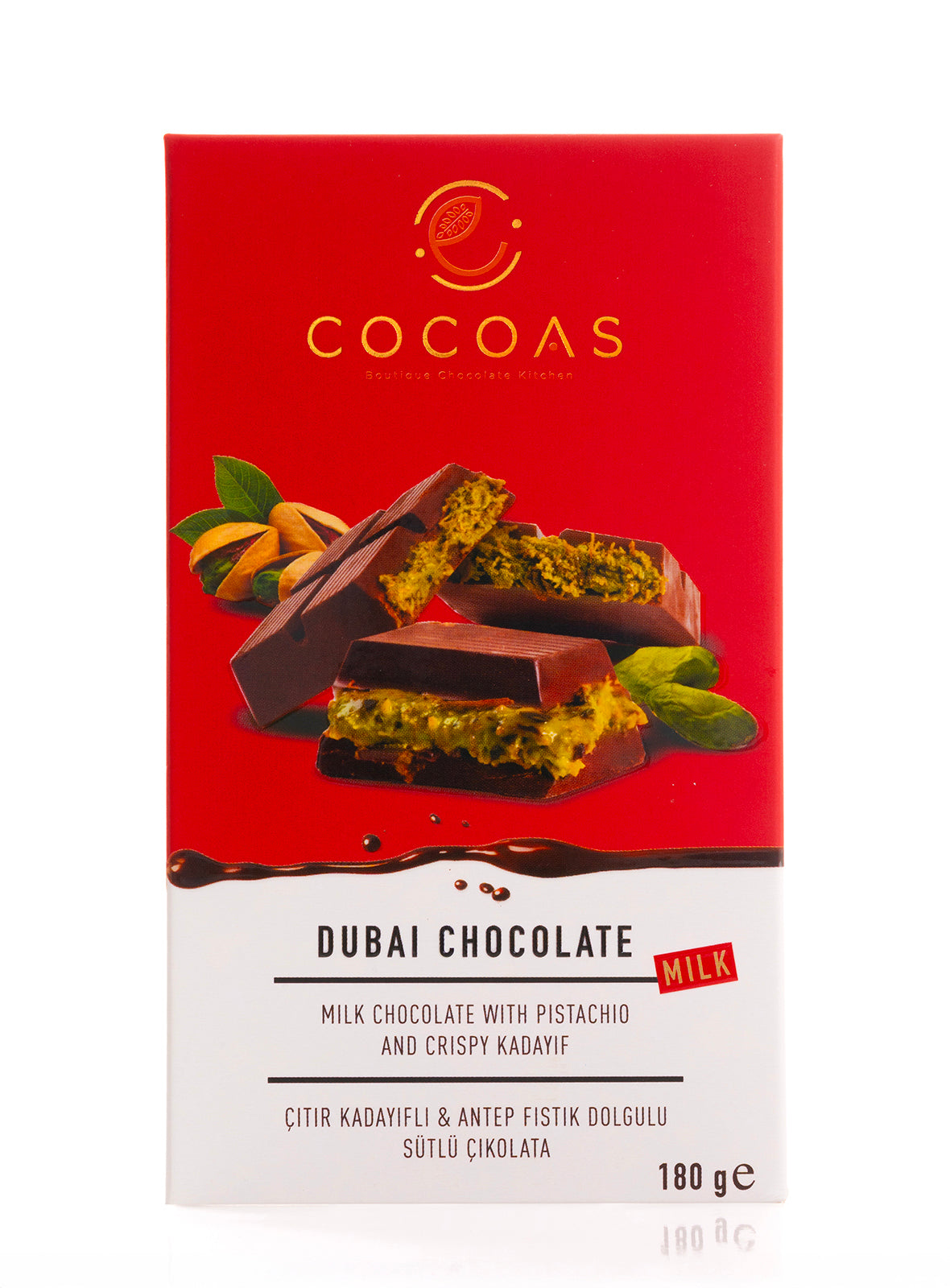 COCOAS SÜTLÜ TABLET DUBAİ ÇİKOLATASI 180 gr