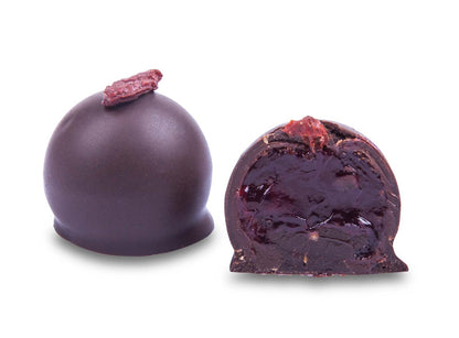 Vegan Meyve Püreli Karma Truffle Çikolata 1000 Gr kutuda (net 560 gr)