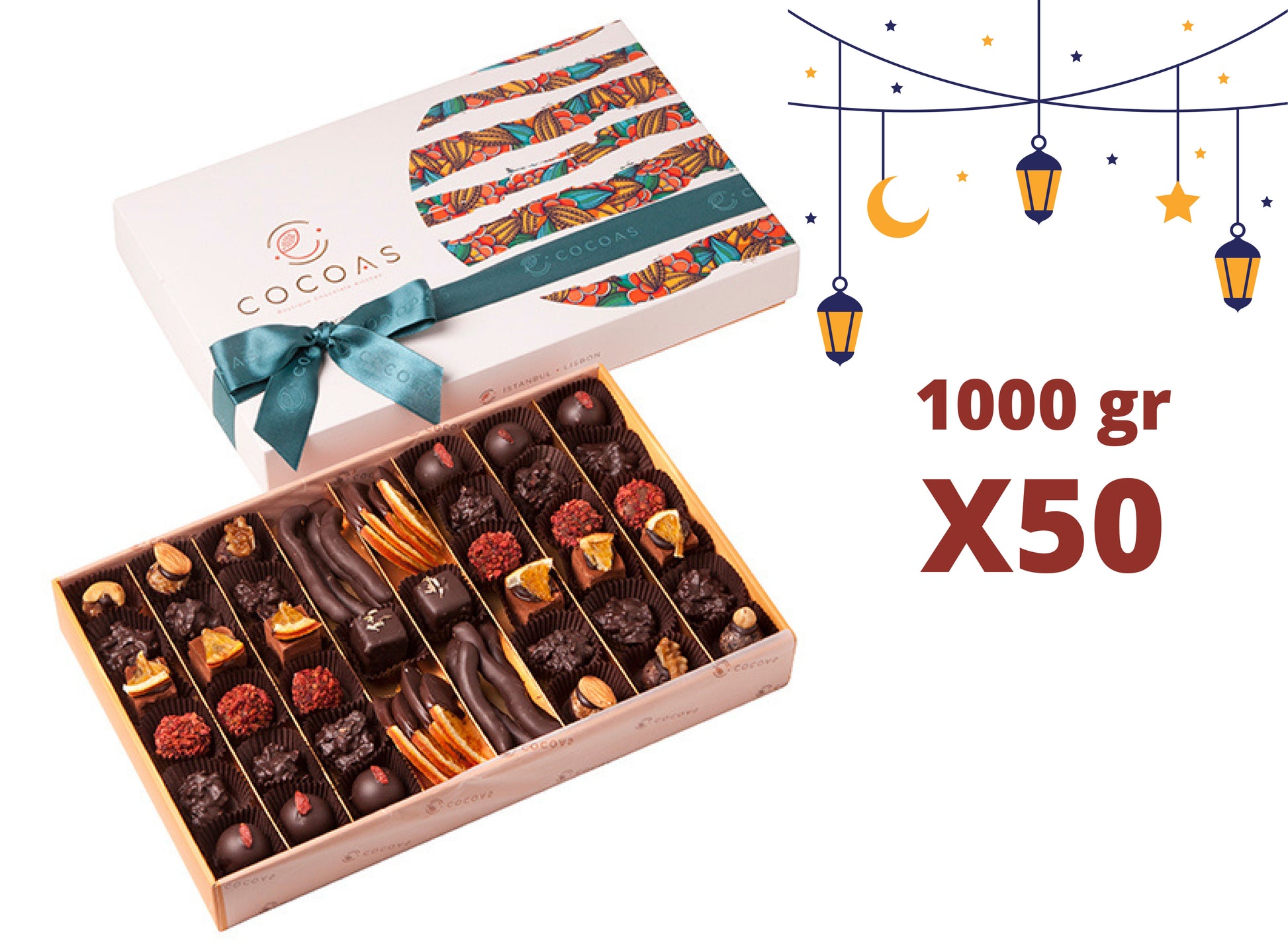 Harmoni Artisan Çikolata Kurumsal Bayram Seti 50000 Gr (50 Adet X 1000 Gr) Net 26450 Gr